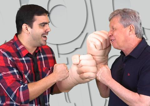 Apresentador do "Noticías de Agora" apanha de Artur Neto