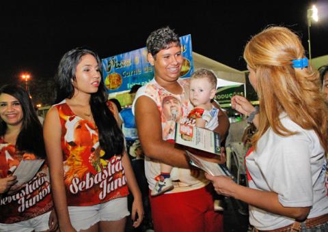 Crianças marcam presença no Boi Manaus