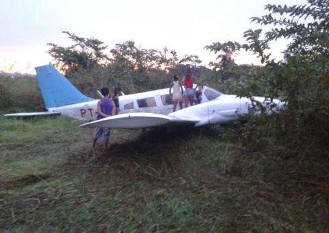 Avião faz pouso forçado no Amazonas. Seis pessoas estavam a bordo
