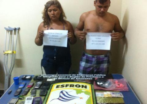 Dupla é presa com 50 kg de cocaína em Tabatinga