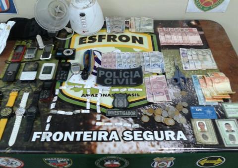 Polícia prende três pessoas envolvidas com tráfico de drogas em Tabatinga