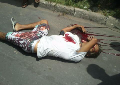 Jovem assassinado em pleno dia 