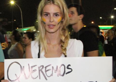  Famosos vão para as ruas no Rio de Janeiro