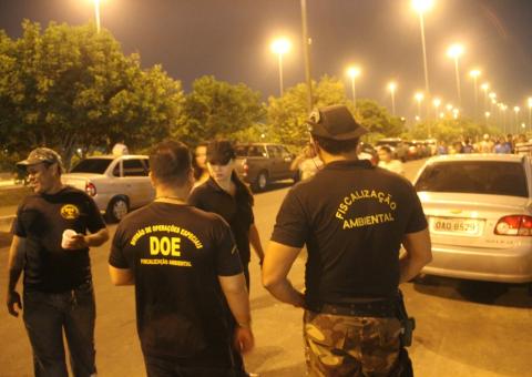 Semmas vistoria veículos na Avenida do Samba