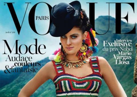 Isabeli Fontana arrasa na capa da Vogue Paris
