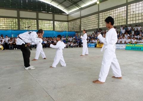 Alunos da zona rural fazem seletiva para a Municipíada