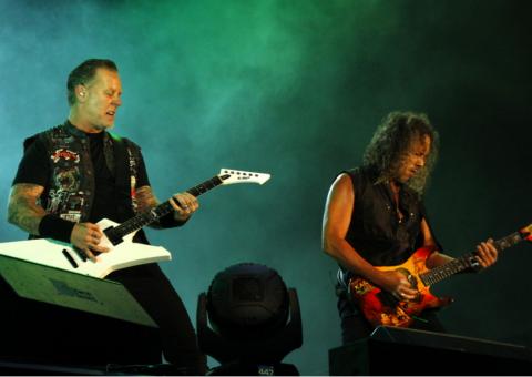  Metallica levanta público em um dos shows mais aguardados