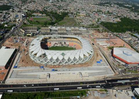  Arena da Amazônia   com 94,1% construída 
