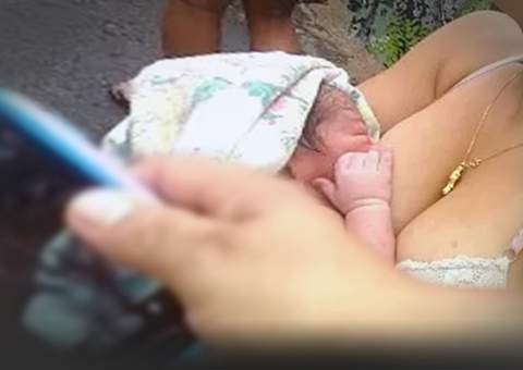 Polícia encontra recém-nascido jogado na sarjeta