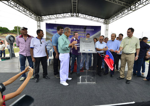 Complexo Viário do Quarenta é entregue pelo governador José Melo