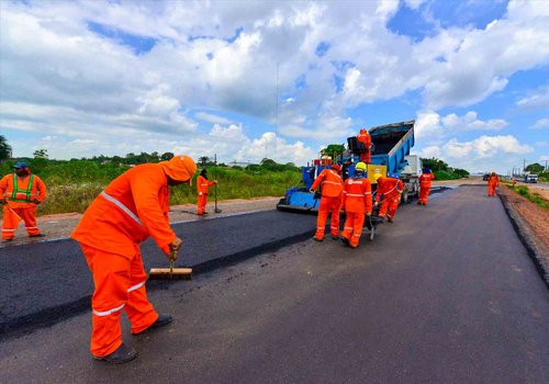 Seinfra intensifica obras de duplicação da Manuel Urbano