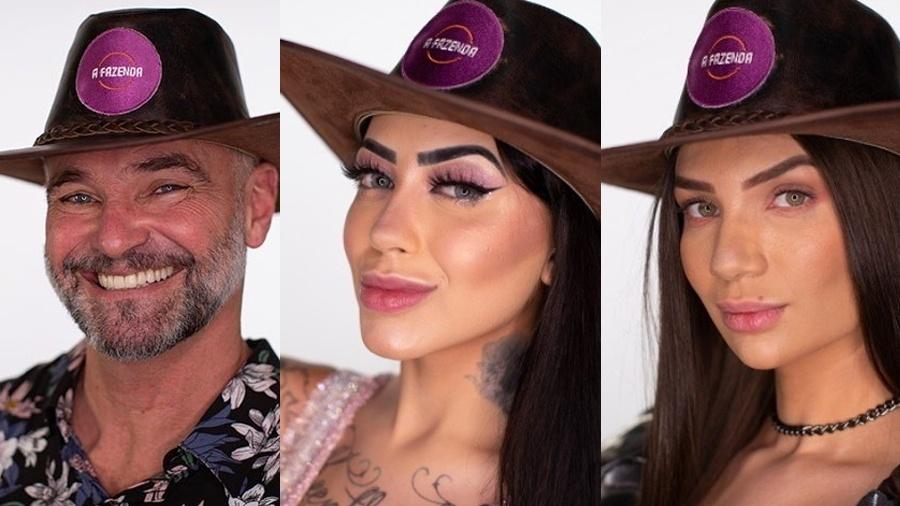 Mateus, Mirella e Stéfani disputam a preferência do público em 'A Fazenda'