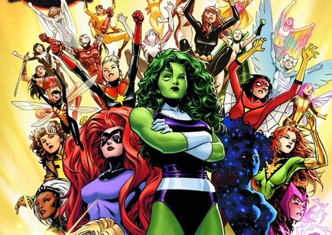  Marvel anuncia versão de "Os Vingadores" com personagens femininos