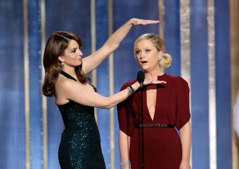 Tapete vermelho pronto para receber Globo de Ouro