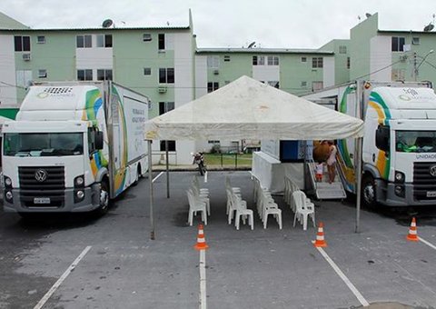 Unidades Móveis de Saúde atendem cinco bairros em diversas zonas da cidade