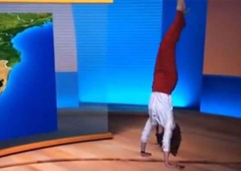 Apresentadora da Globo planta bananeira em estúdio após demissão e bomba na web