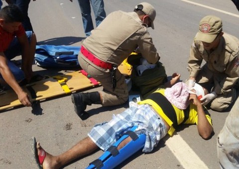 Strada atropela idoso na AM-010