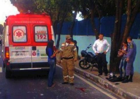 Militar sofre acidente de moto na Djalma