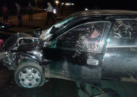 Sargento atropela entregador de pizza em Humaitá em grave acidente