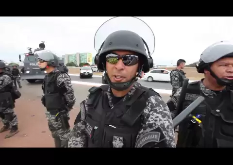 PM que agrediu manifestante "porque quis" é candidato a deputado