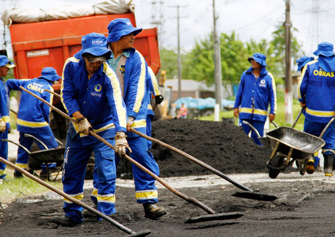Operação tapa-buracos chega ao Shangrilá