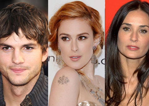 Filha de Demi Moore admite 'queda' pelo ex-padrasto, Ashton Kutcher