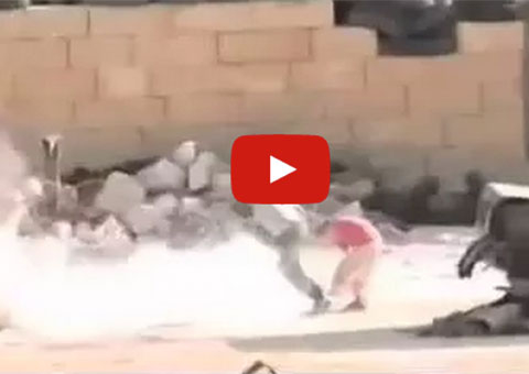 Garotinho se finge de morto para resgatar menina na Síria