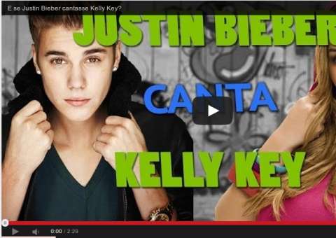 Justin Bieber cantando 'Cachorrinho' da Kelly Key