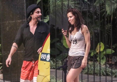  Alexandre Nero e Marjorie curtem noitada e só vão embora pela manhã, veja fotos