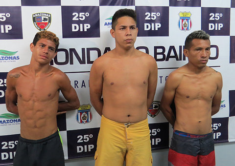 Polícia Civil prende homens envolvidos com roubo e tráfico de drogas no bairro Armando Mendes