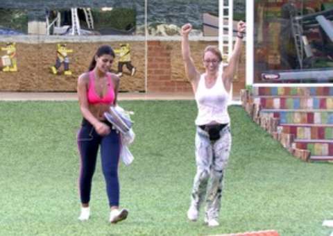 Na última prova de resistência, Aline ganha a liderança