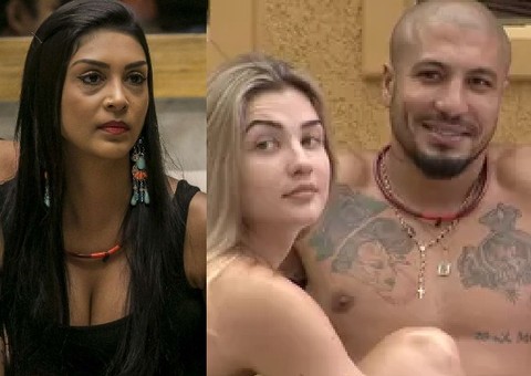  BBB15: Amanda ataca novamente e usa fio-dental para provocar Fernando