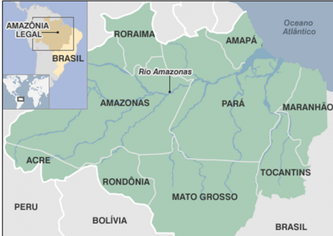 Projeto de  Lei tira autonomia dos estados e cria o Território Federal da Amazônia