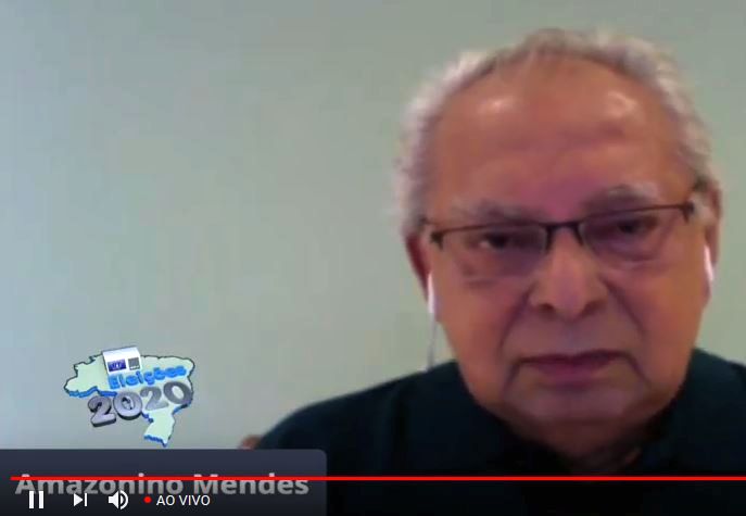 Amazonino Mendes tem mais de 38% de preferência em nova pesquisa