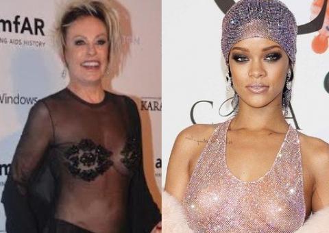 Ana Maria Braga critica Rihanna por usar roupa transparente