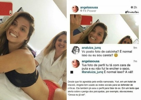 Bailarina do Faustão retruca provocação na Internet