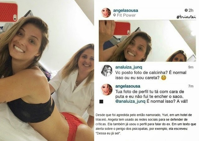 Bailarina do Faustão retruca provocação na Internet