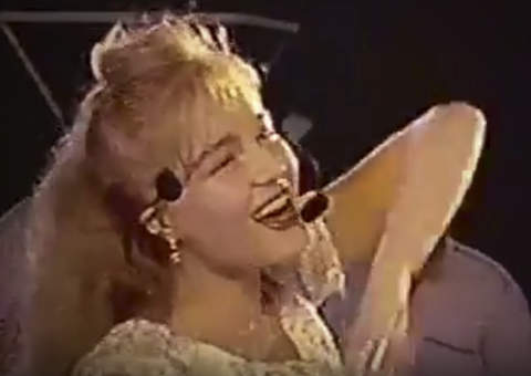 Vídeo de 1994 mostra Angélica fazendo show em Manaus; veja se reconhece alguém