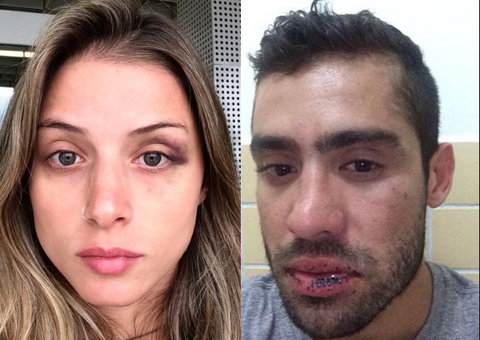 Briga de Angela e Yuri não foi registrada por câmera de hotel