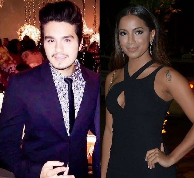  Rolou? Anitta vai embora de casamento no carro de Luan Santana