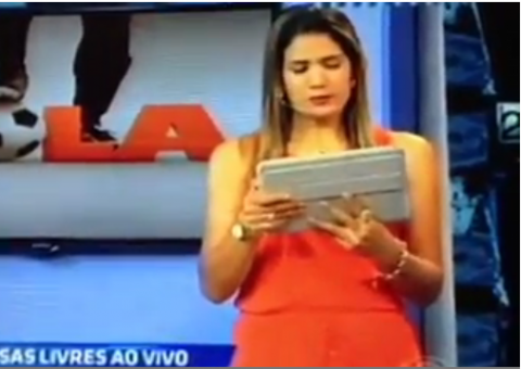 Internauta prega peça em apresentadora da Band, Veja