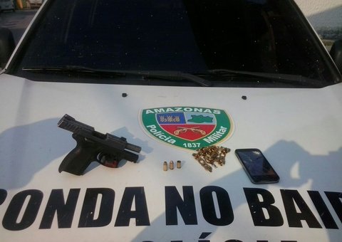 Adolescentes são apreendidos com pistola na Zona Norte