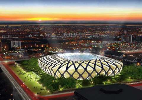 FIFA e COL realizam última visita técnica à Arena da Amazônia