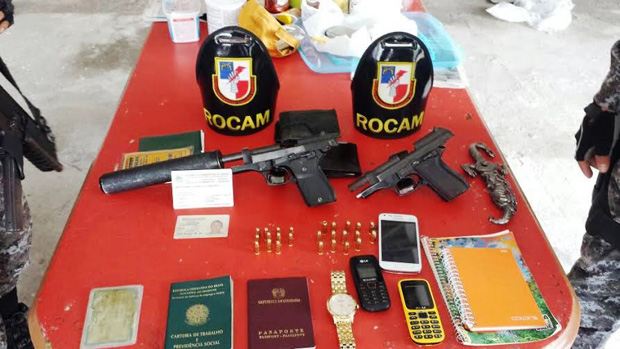 Quatro suspeitos de pertencerem à Farc são presos em Manaus