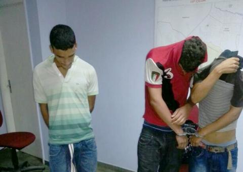 Polícia intervém, acaba com arrastão e prende três mini-bandidos na Cidade Nova