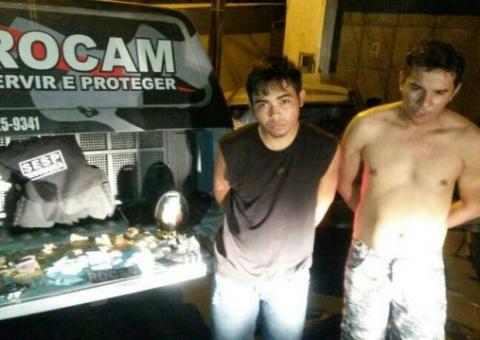 Polícia prende acusados de invadir fábrica e arrombar caixa eletrônico em Manaus 