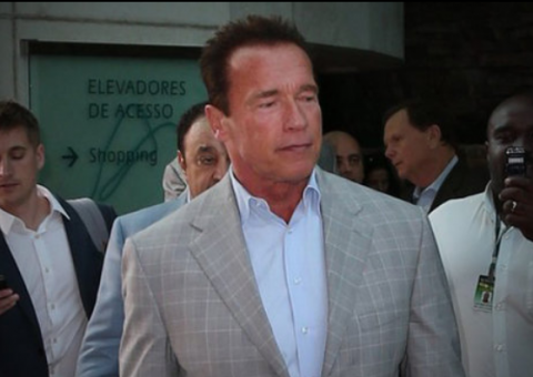 Arnold Schwarzenegger esteve em 'inferninho' durante passagem pelo Brasil