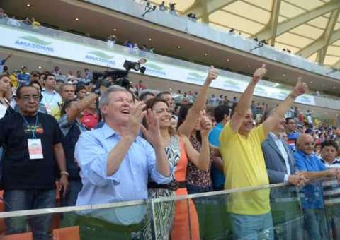 Prefeito diz que Arena da Amazônia está no nível de Wembley
