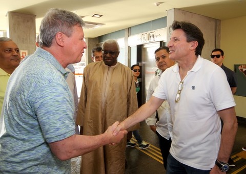 Artur Neto acompanha visita do COI à Arena da Amazônia