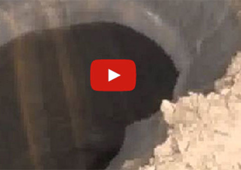 Buraco misterioso de 80 metros de largura na Sibéria